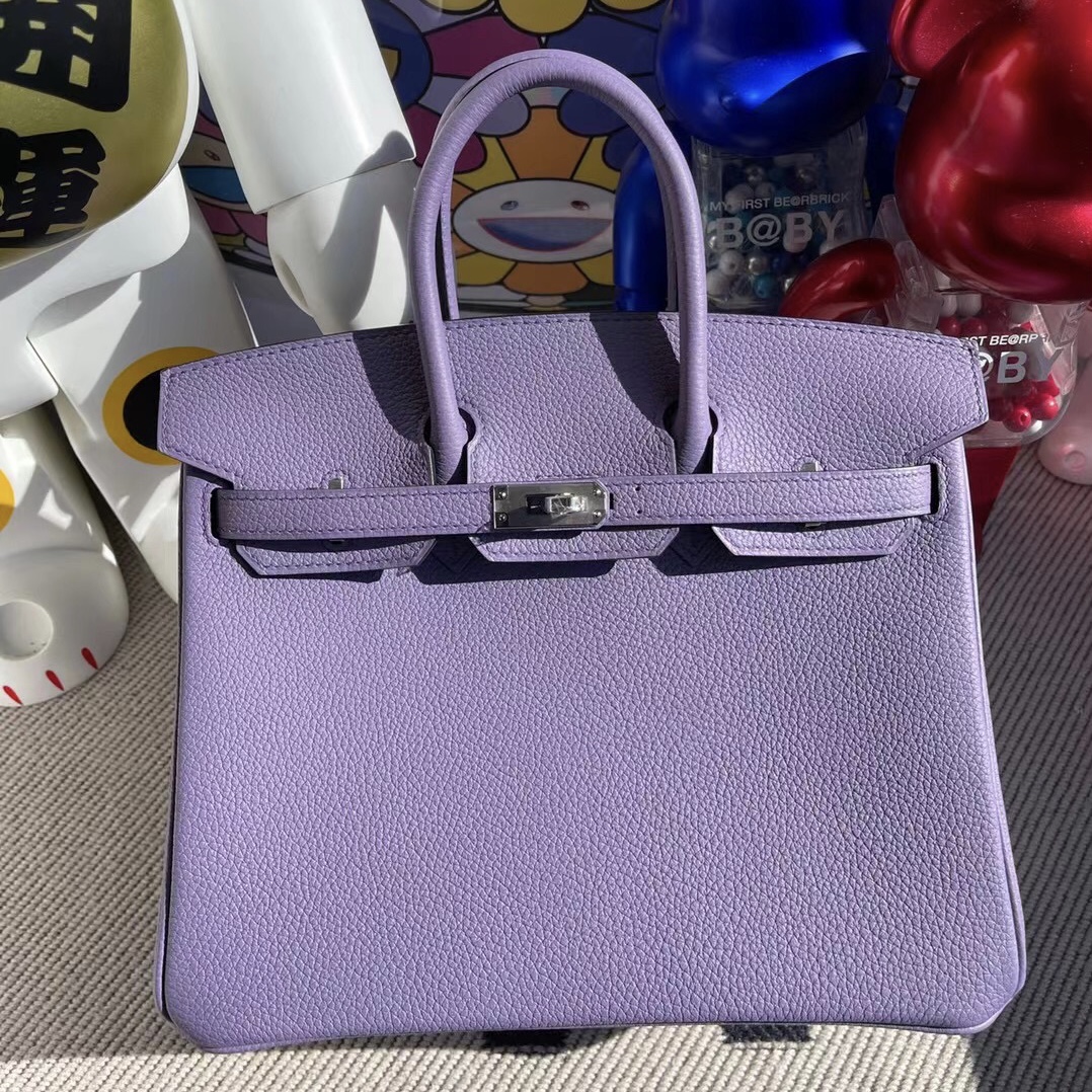 Hermes Birkin 25cm Germany Togo 小牛皮 5H Cyclamen 粉紫色 薰衣草紫