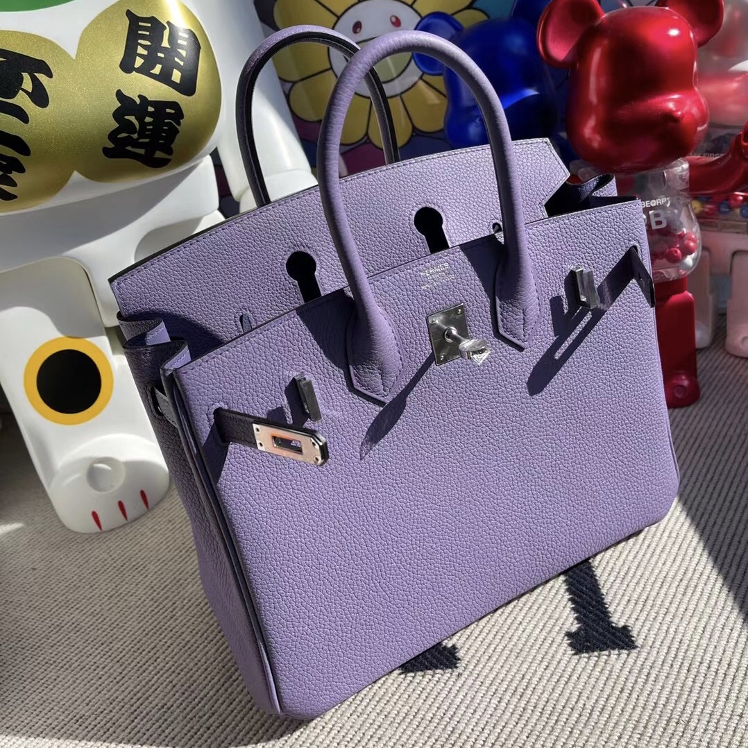 Hermes Birkin 25cm Germany Togo 小牛皮 5H Cyclamen 粉紫色 薰衣草紫