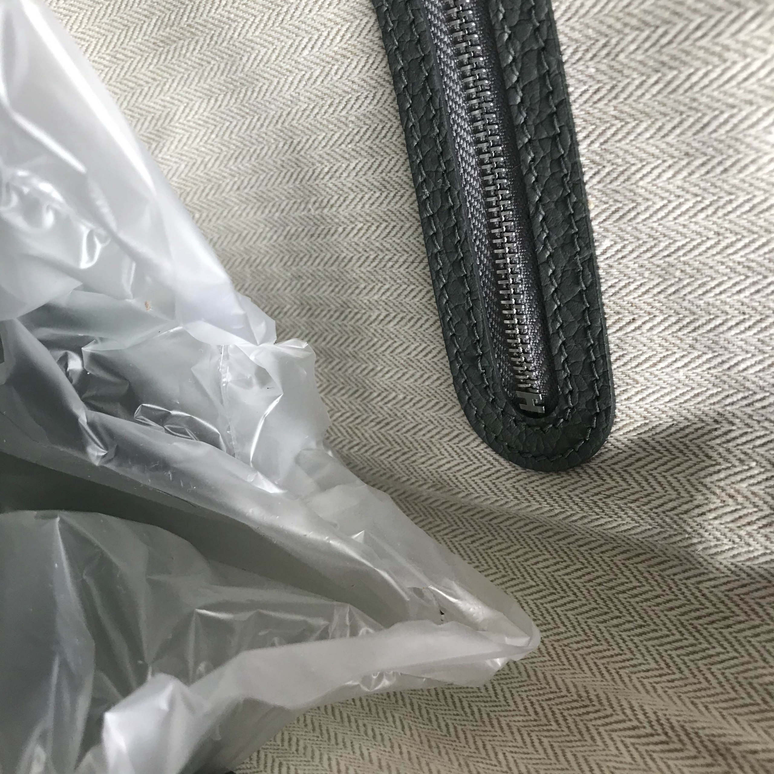 新加坡愛馬仕 Hermes Garden Party 30 Negonda 63 杏綠色 Vert Amande