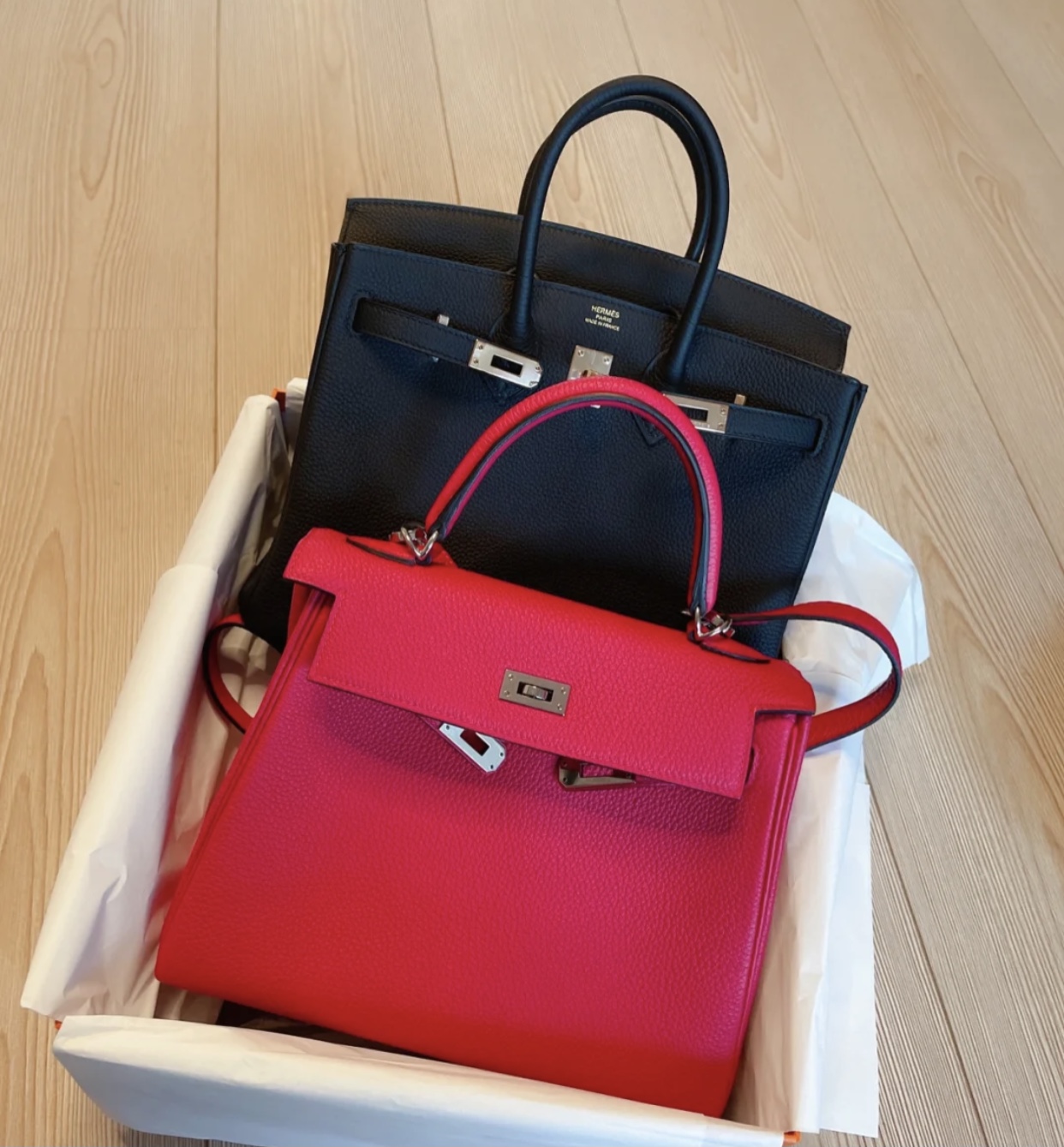 Hermes Kelly 25cm Togo CK90 Framboise 覆盆子粉色 接受定製