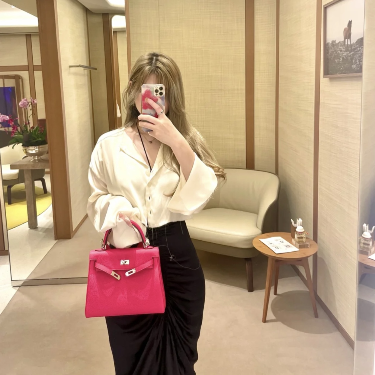 Hermes Kelly 25cm Togo CK90 Framboise 覆盆子粉色 接受定製