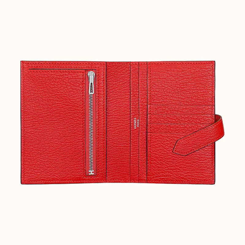 愛馬仕短款式錢包 Hermes Bearn Short style wallet Rouge de coeur