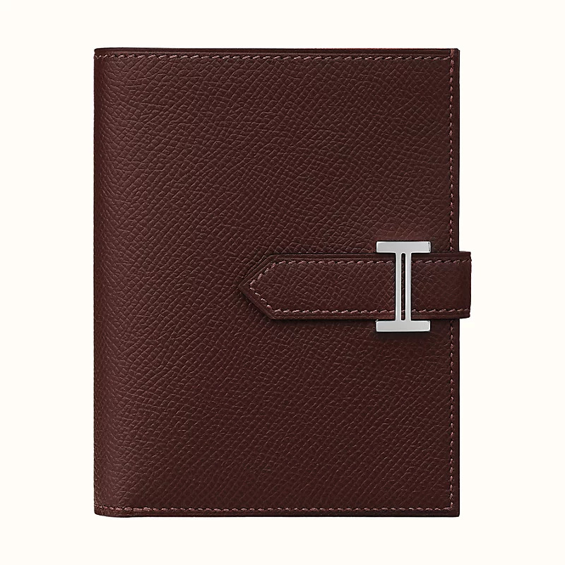 愛馬仕 短款式雙色短錢包 Hermes Bearn wallet Rouge Sellier /Bleu Saphir