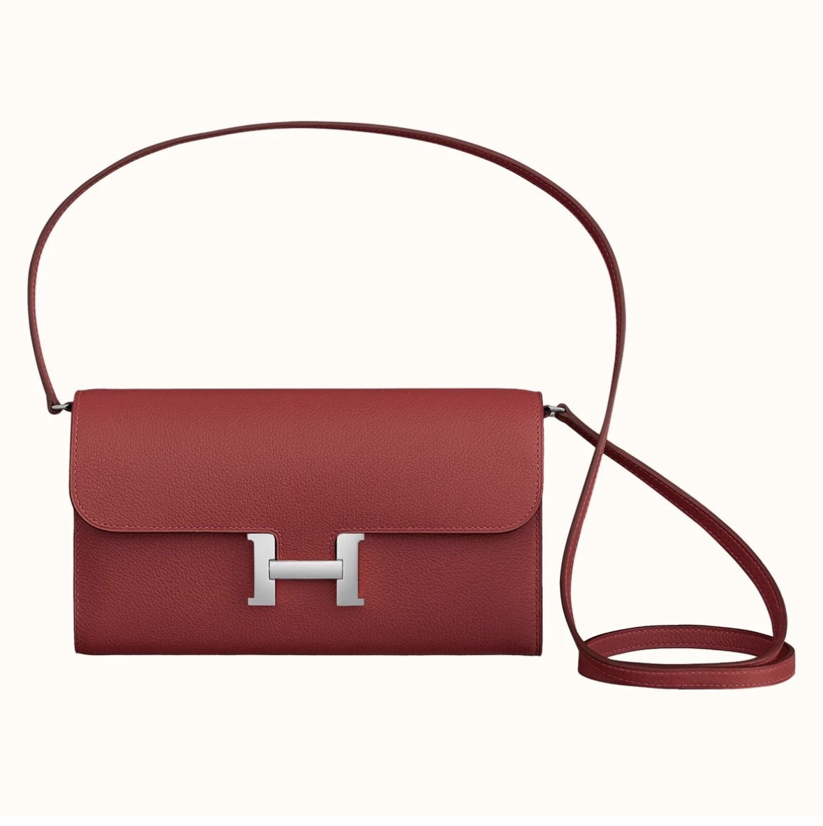 Hermès Constance Long To Go wallet Price Rouge Grenat Evercolor