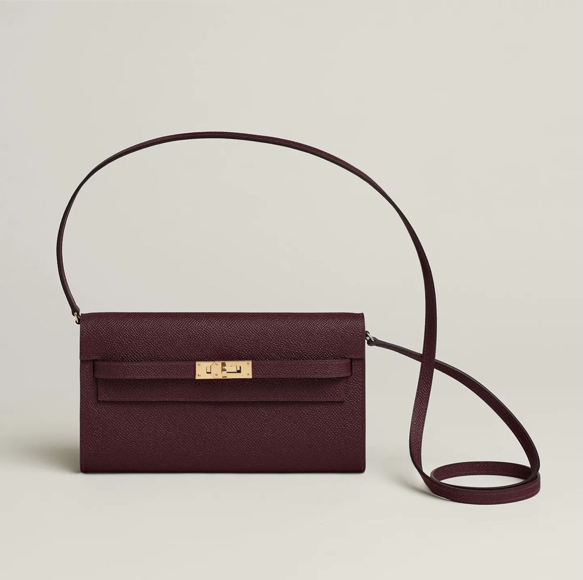 Hermès Price Kelly Classique To Go wallet CC57 Bordeaux Epsom