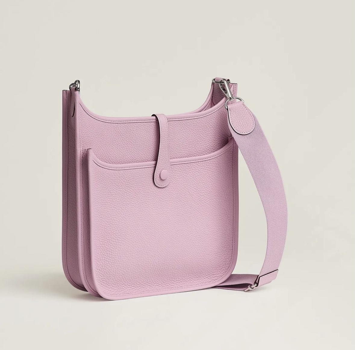 Hermès Evelyne III 29 bag CKX9 Mauve Sylvestre Clemence