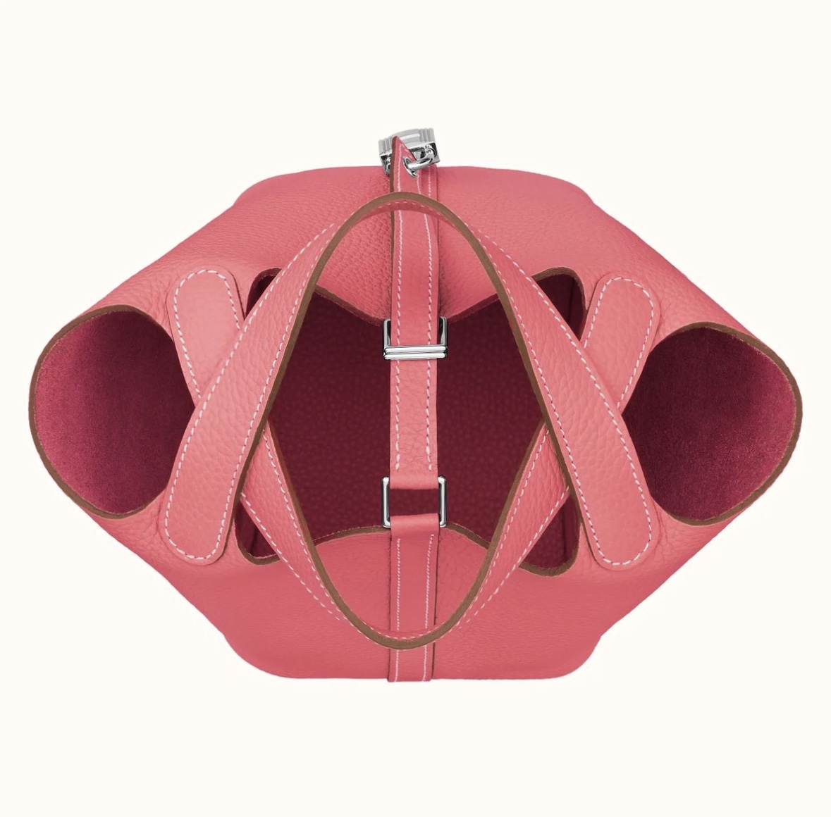 Hermès Picotin Lock 18 bag CK8W Rose Azalee Clemence