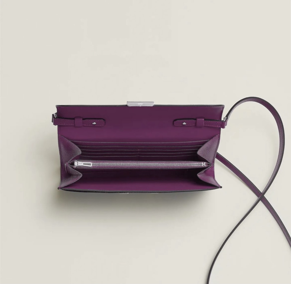 愛馬仕康康錢包刻印 Hermès Constance Long To Go wallet Anémone Epsom