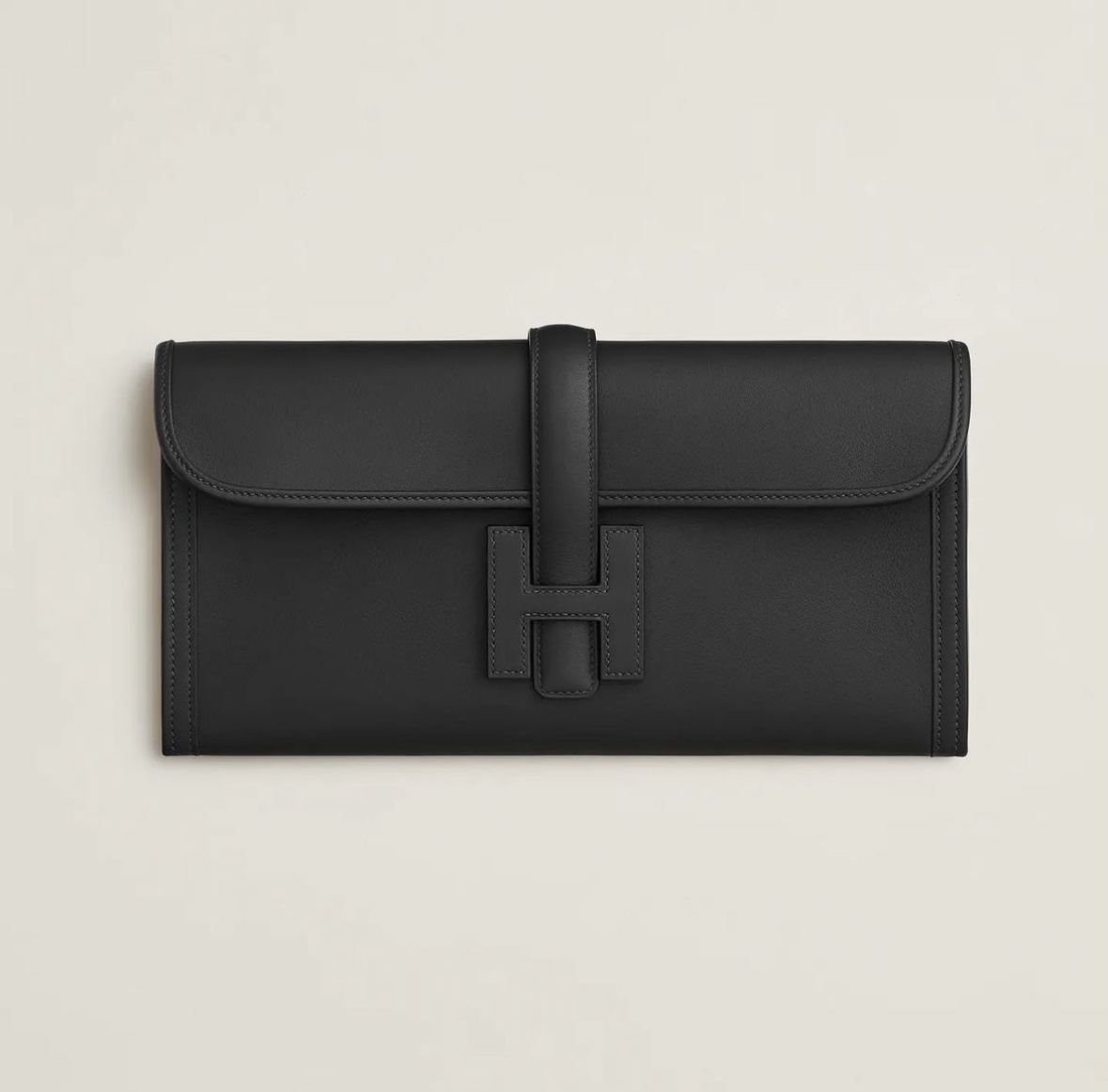 愛馬仕包包旗艦店官網 Hermès Jige Elan 29 clutch CA89 Noir Swift