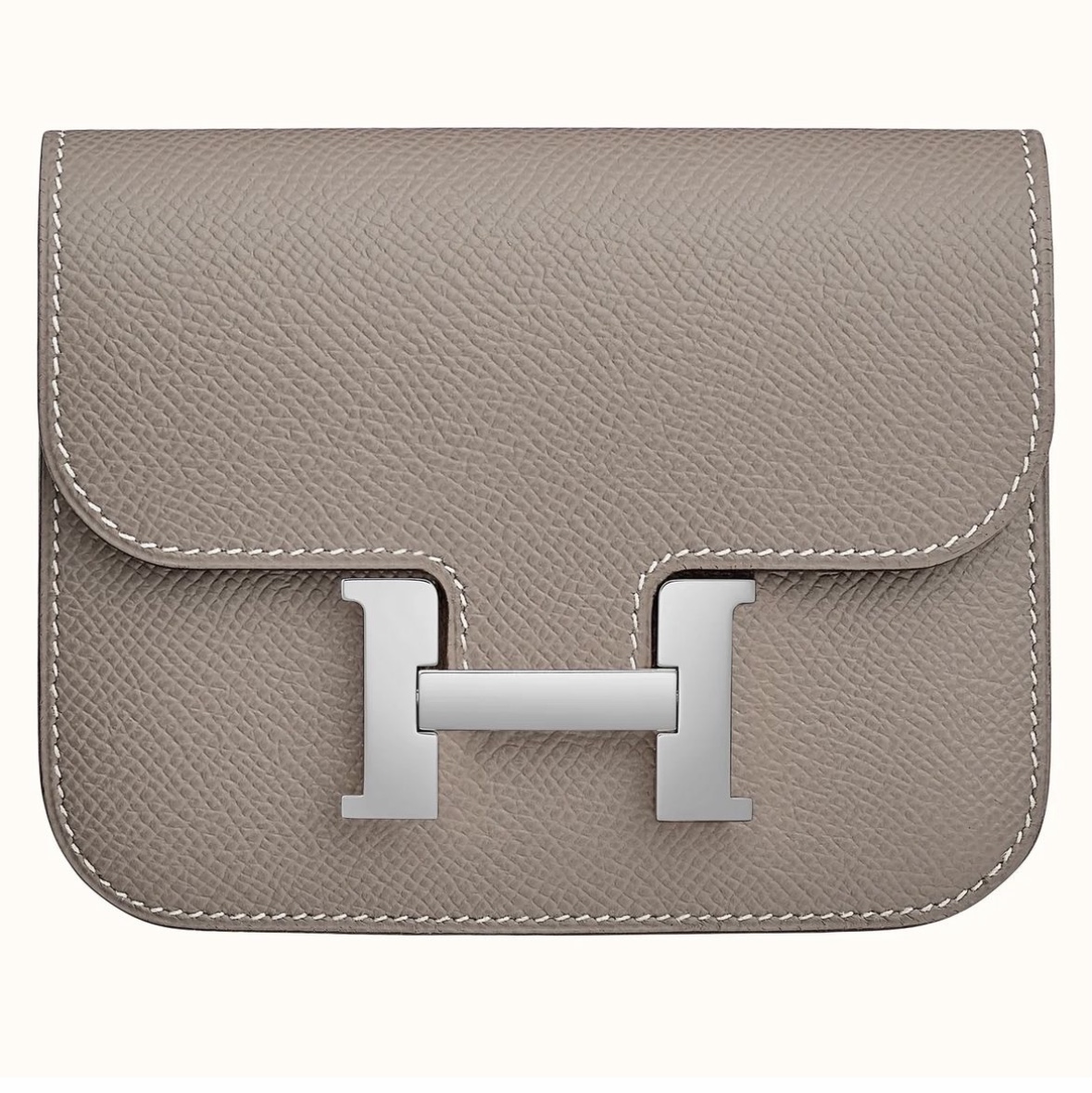 Hermès price Constance Slim wallet CK18 Etoupe Epsom