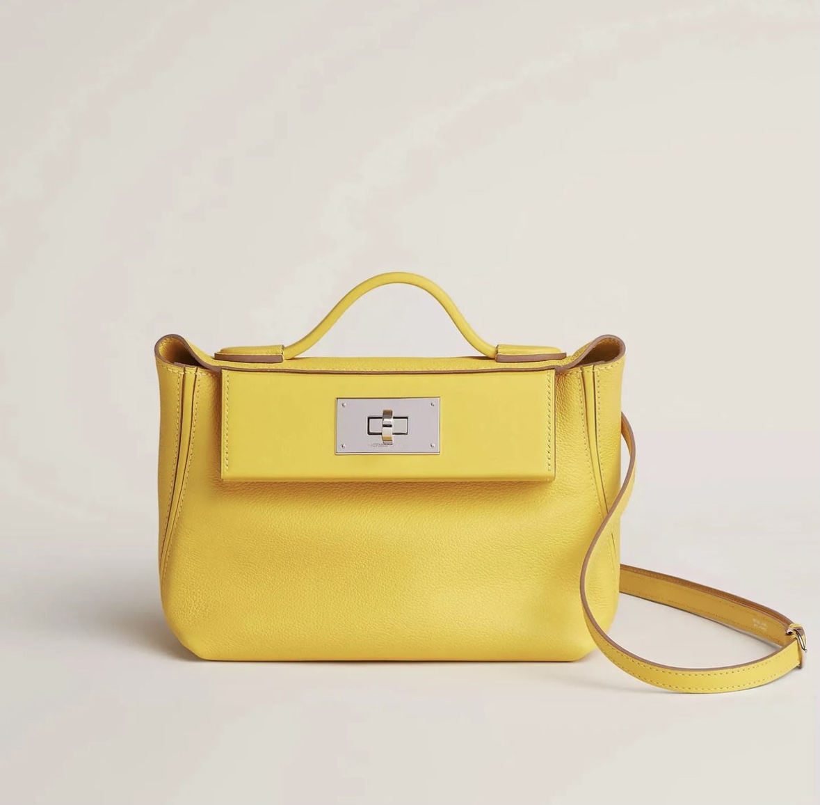 愛馬仕女包2023價格與圖片Hermès 24/24 21 Jaune de Naples Evercolor/Swift