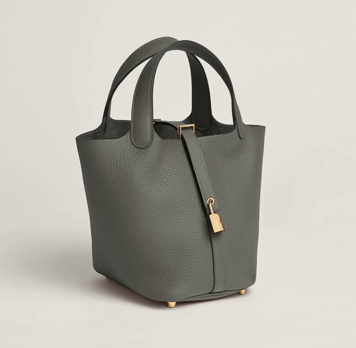 愛馬仕官方網女包 Hermès Picotin Lock 18 bag CC0L Gris Meyer Clemence