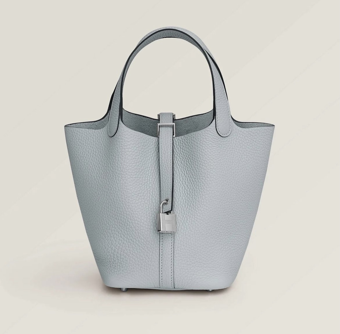Hermès Picotin 18 Lock Bag CK08 Bleu Pâle Clemence