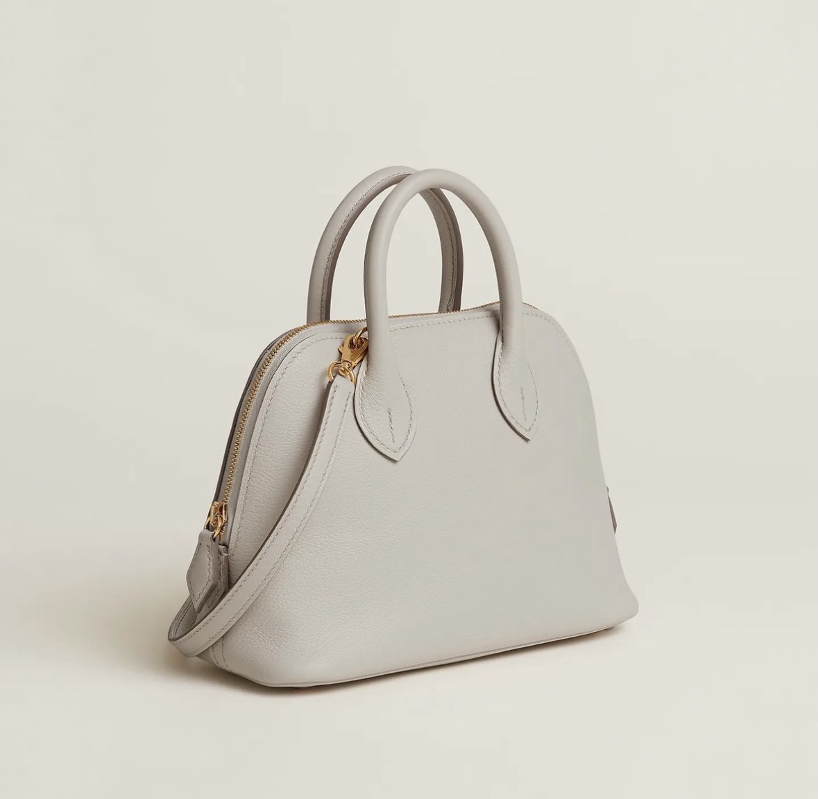 愛馬仕保齡球香港價格 Hermès Bolide 1923 mini bag 8L Beton Evercolor