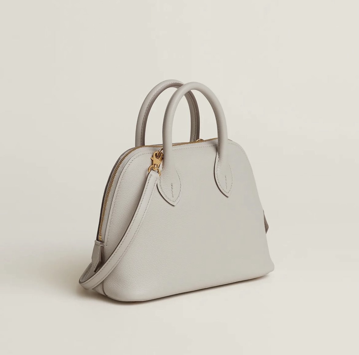 愛馬仕保齡球香港價格 Hermès Bolide 1923 mini bag 8L Beton Evercolor