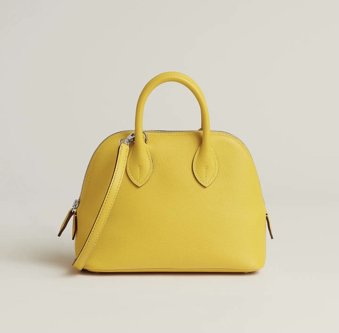 愛馬仕包包旗艦店 Hermès Bolide 1923 mini 9O Jaune de Naples Evercolor