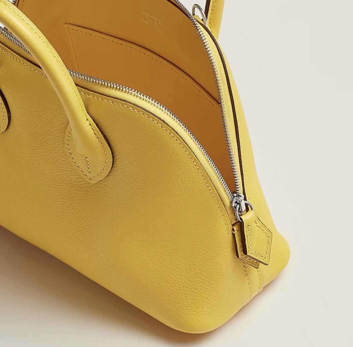 愛馬仕包包旗艦店 Hermès Bolide 1923 mini 9O Jaune de Naples Evercolor