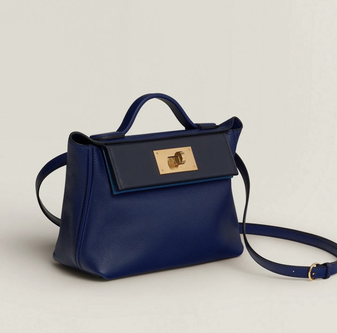 Hermès 24/24 21 Bleu Saphir Saphir Indigo Bleu De France Evercolor/Swift