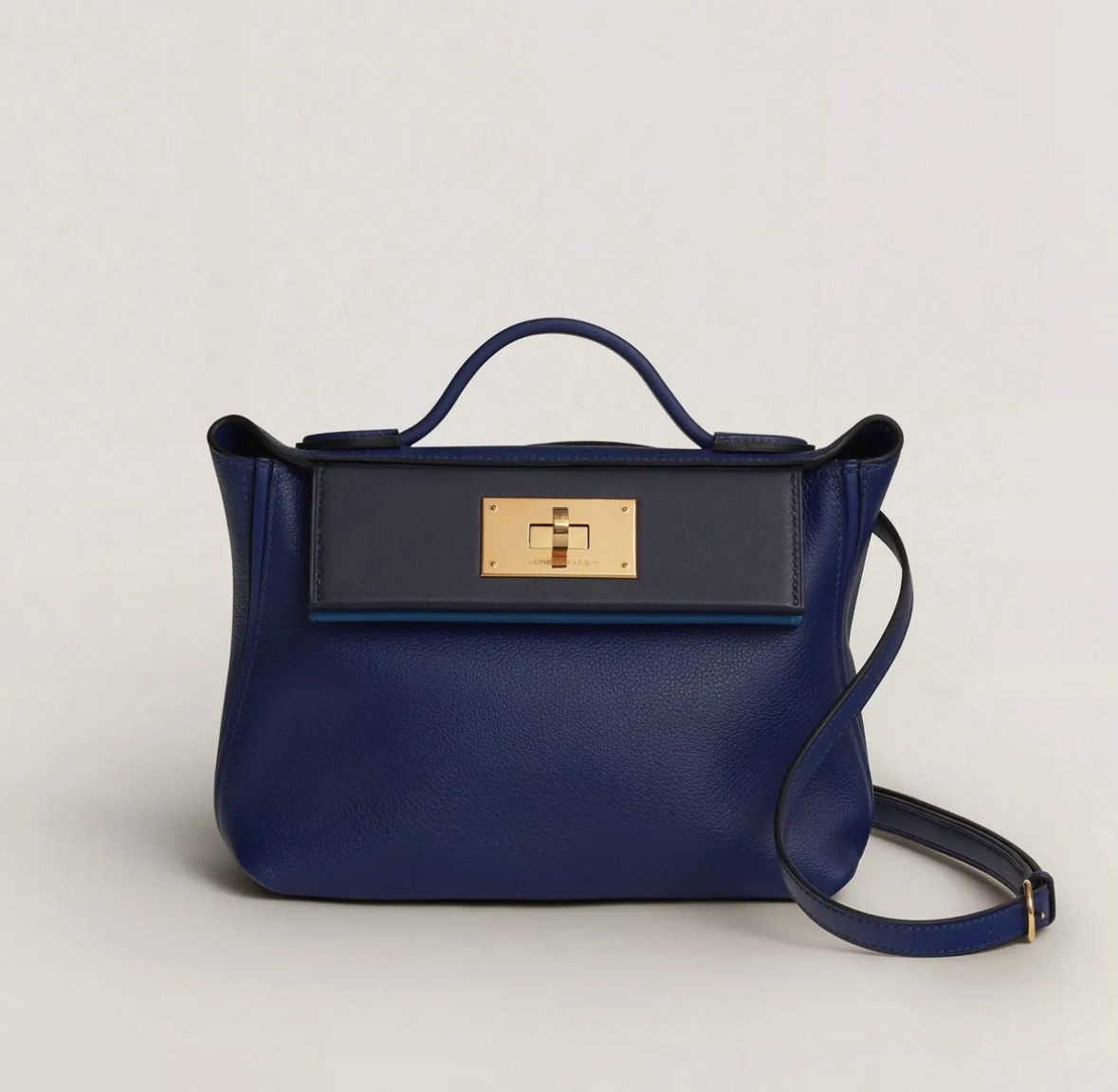 Hermès 24/24 21 Bleu Saphir Saphir Indigo Bleu De France Evercolor/Swift