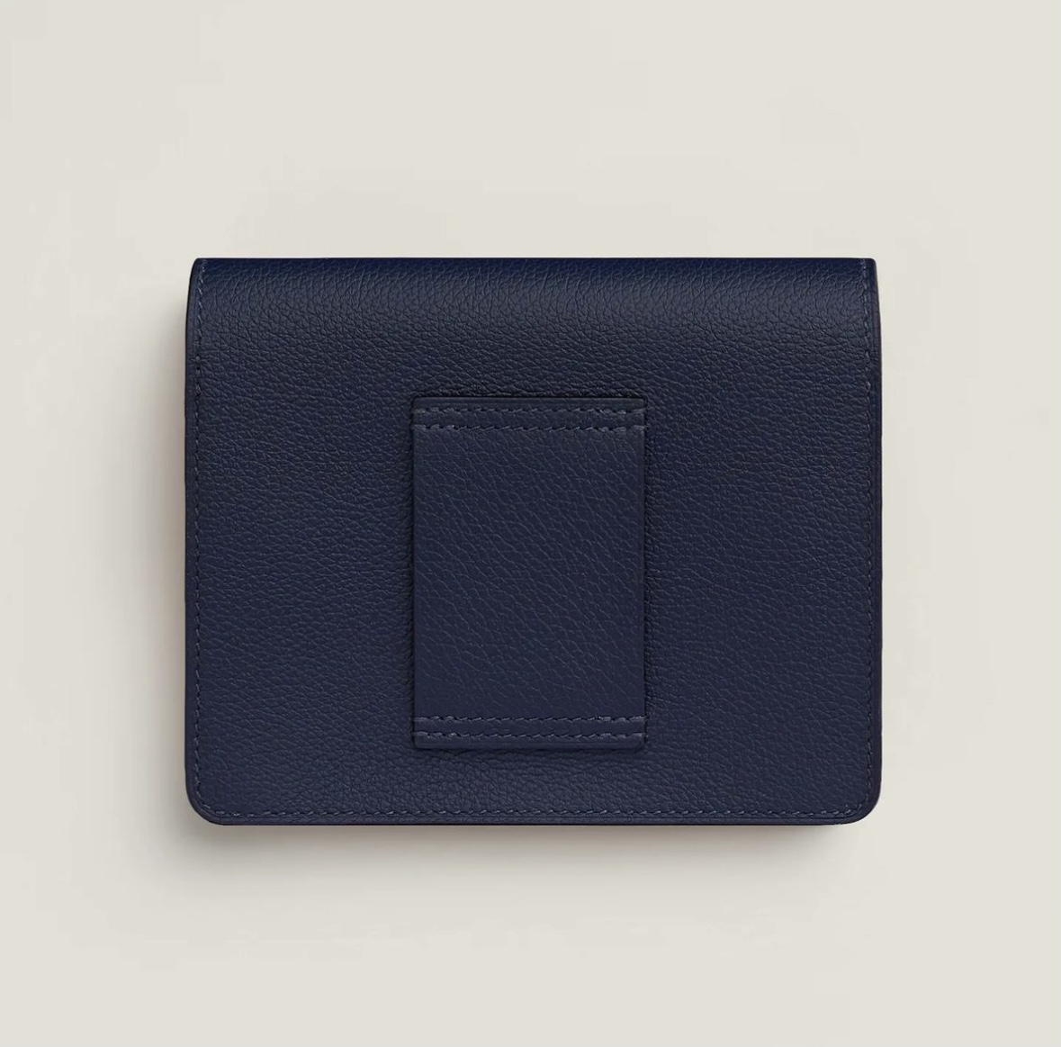 愛馬仕包包圖片豬鼻子錢包價格 Hermes Roulis Slim Wallet Bleu Nuit Evercolor