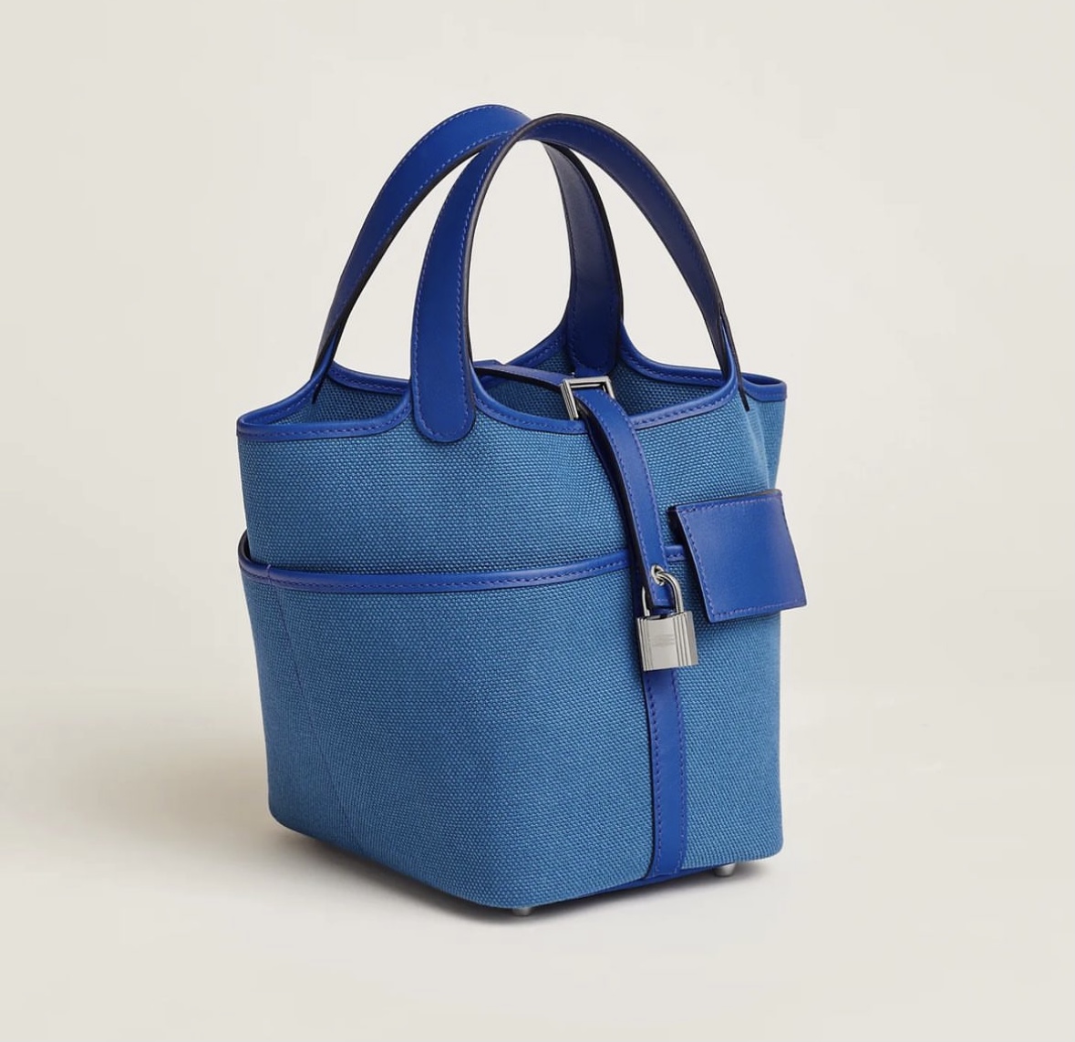 愛馬仕菜籃子新款 Hermès Picotin Lock 18 pocket bag Bleu Égée Bleu Royal Goeland/Swift