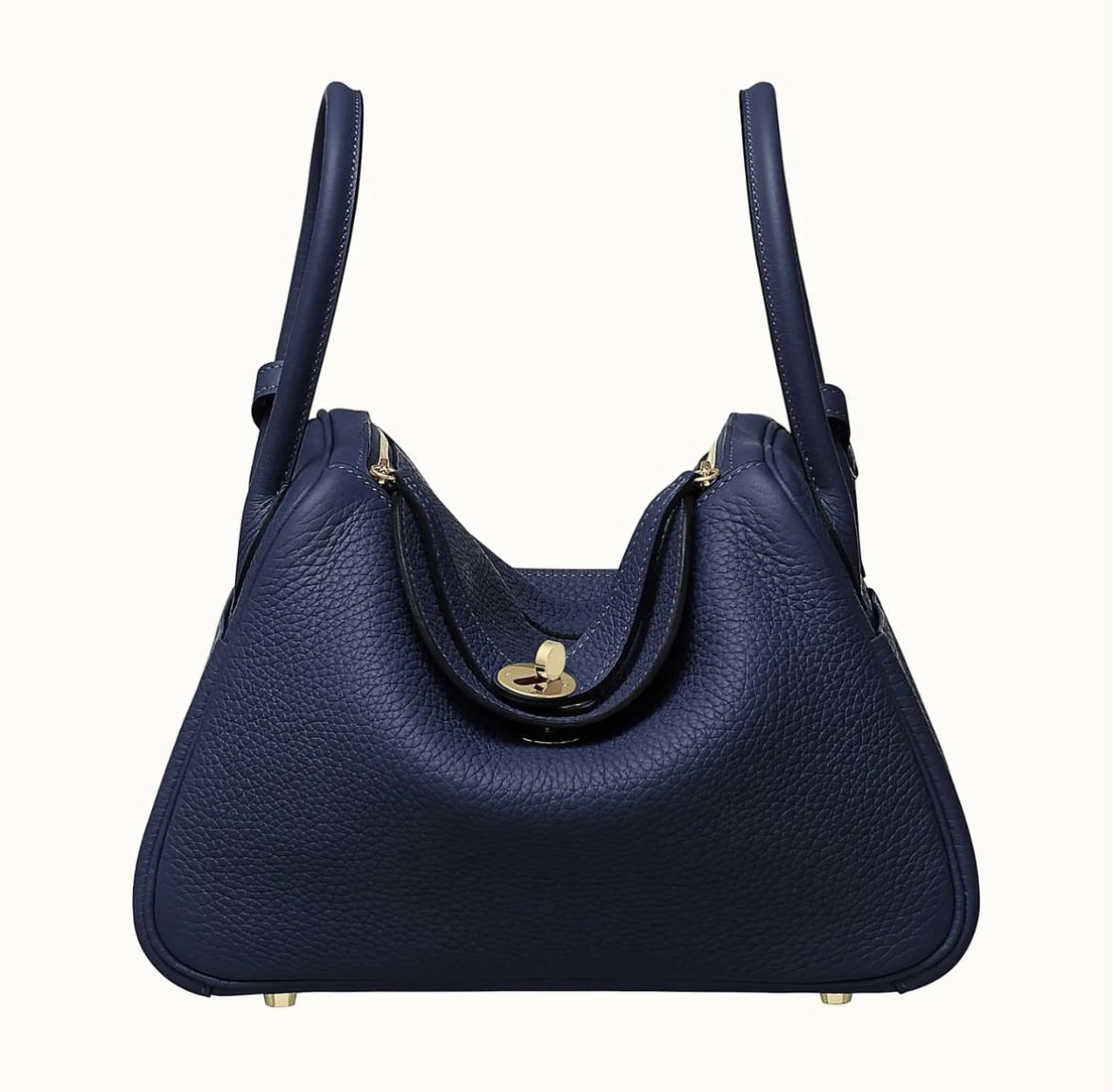 愛馬仕官方網女包 Hermès Lindy 26 bag CC2Z Bleu Nuit Clemence