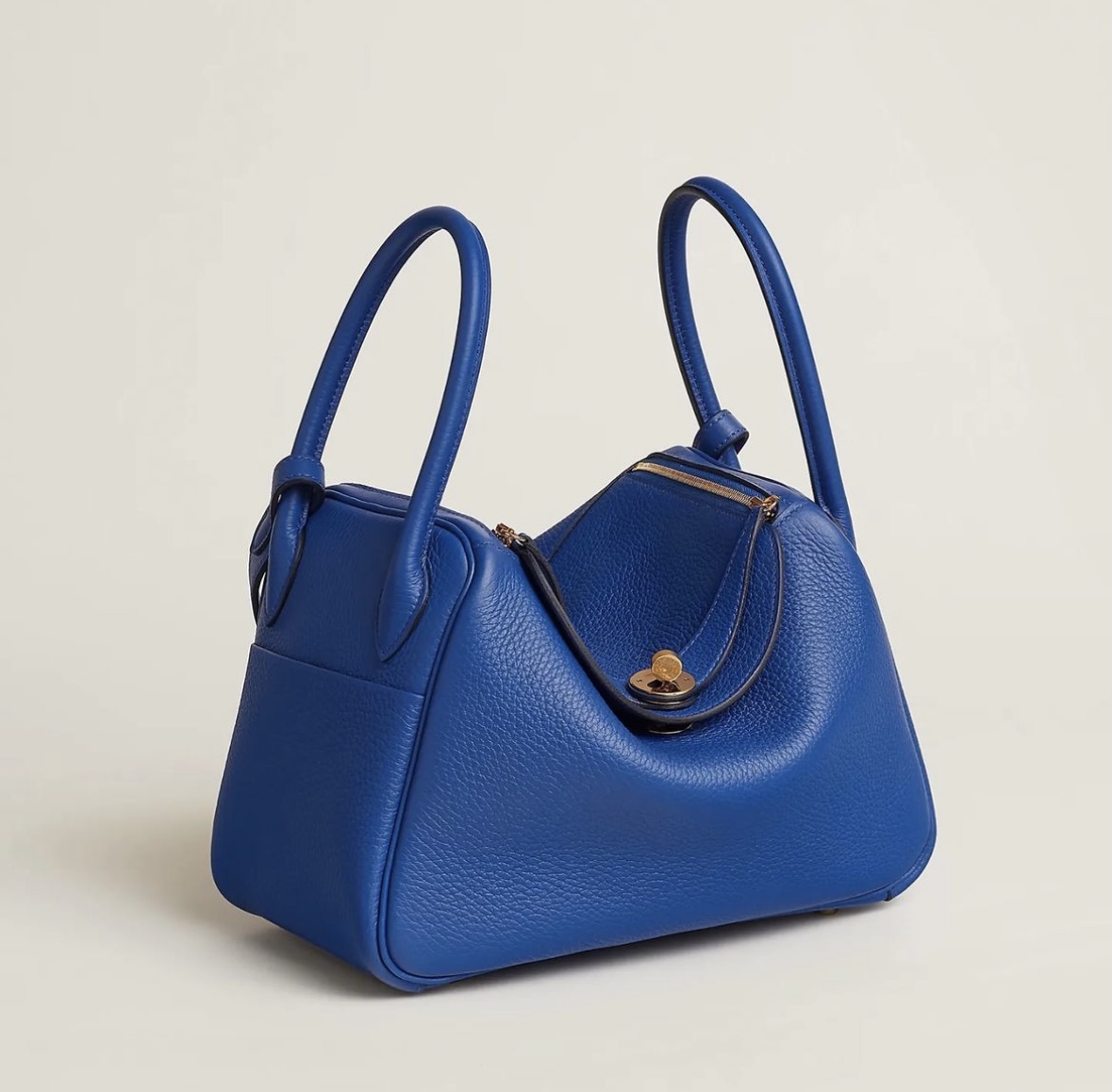Hermès Lindy 26 bag CKO8 Bleu Royal Clemence Price and picture