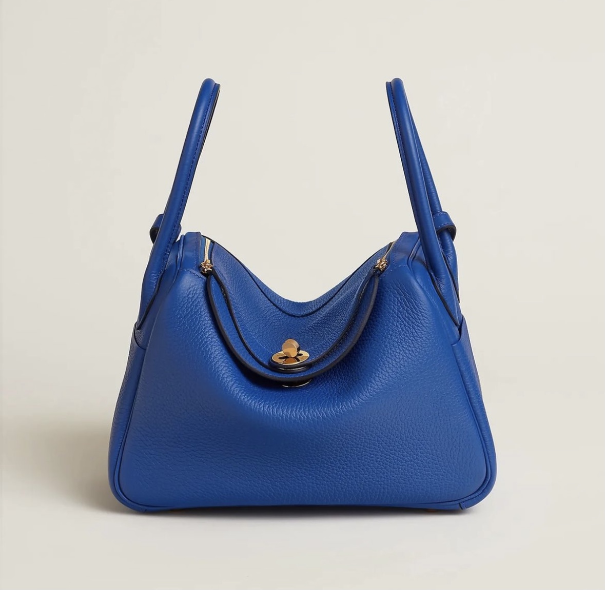 Hermès Lindy 26 bag CKO8 Bleu Royal Clemence Price and picture