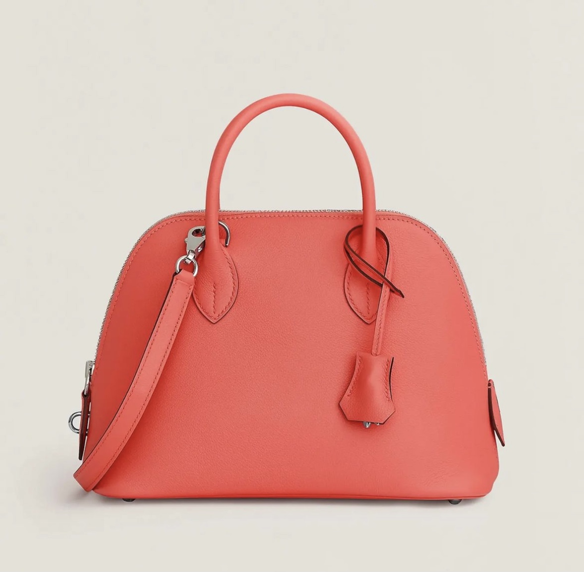 Hermès online Bolide 1923 25 verso Rose Texas Sienne Evercolor