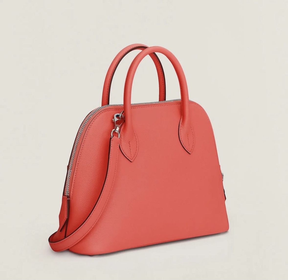 Hermès online Bolide 1923 25 verso Rose Texas Sienne Evercolor