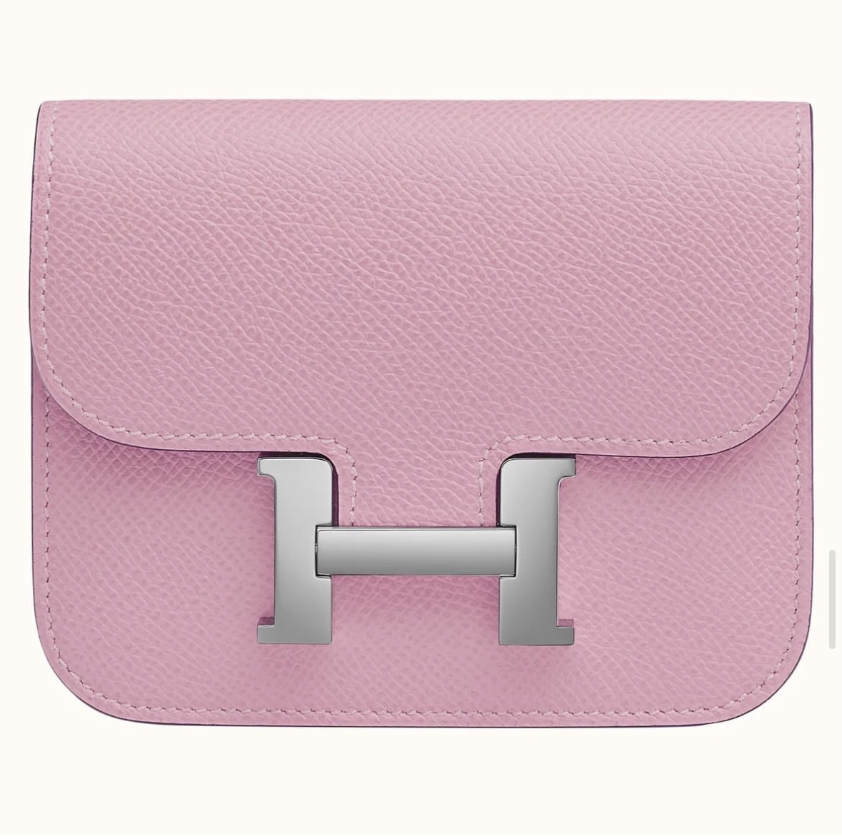 Hermès Constance Slim wallet CKX9 Mauve Sylvestre Epsom