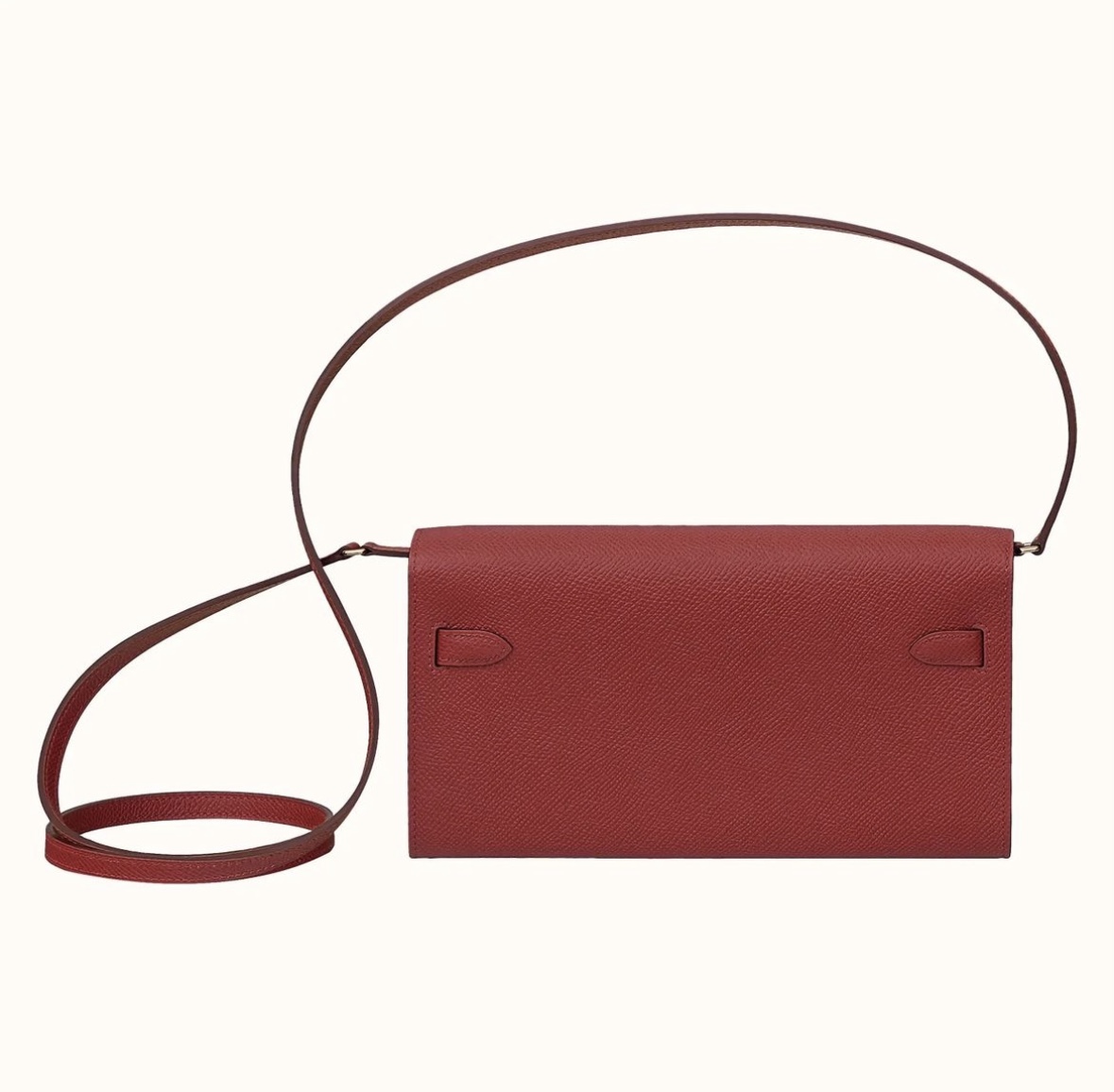 Hermès Kelly Classique To Go wallet K1 Rouge Grenat Epsom