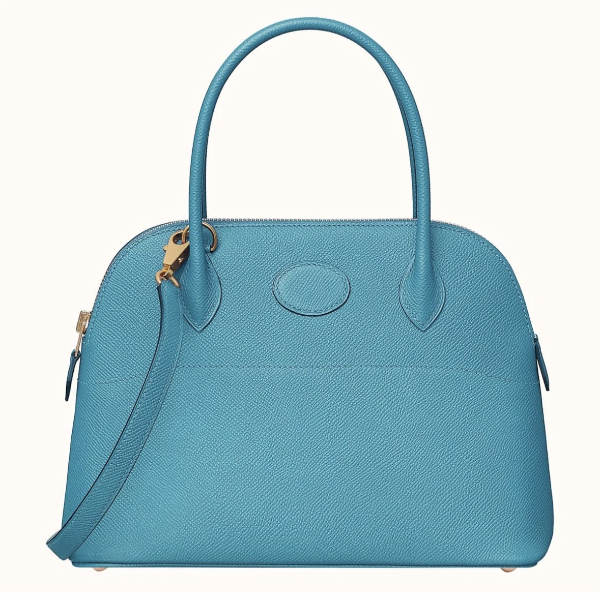 愛馬仕女包 保齡球包價格 Hermès Bolide 27 bag P3 Bleu du Nord Epsom