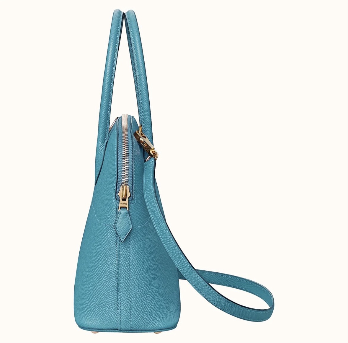 愛馬仕女包 保齡球包價格 Hermès Bolide 27 bag P3 Bleu du Nord Epsom