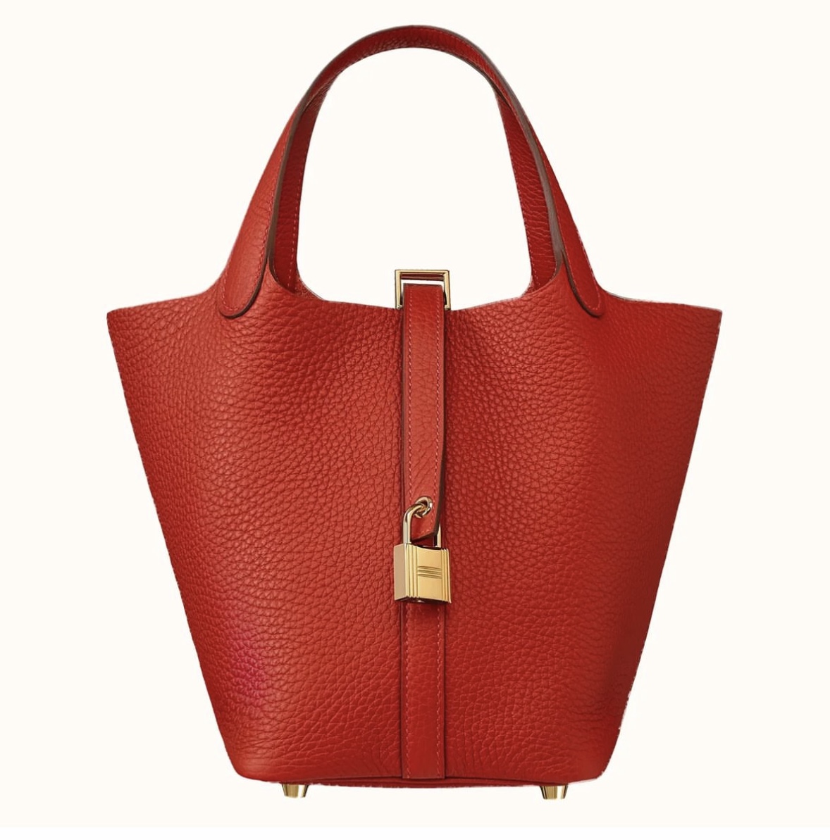 2022 Hermès Picotin Lock 18 bag CCS5 Rouge Tomate Clemence