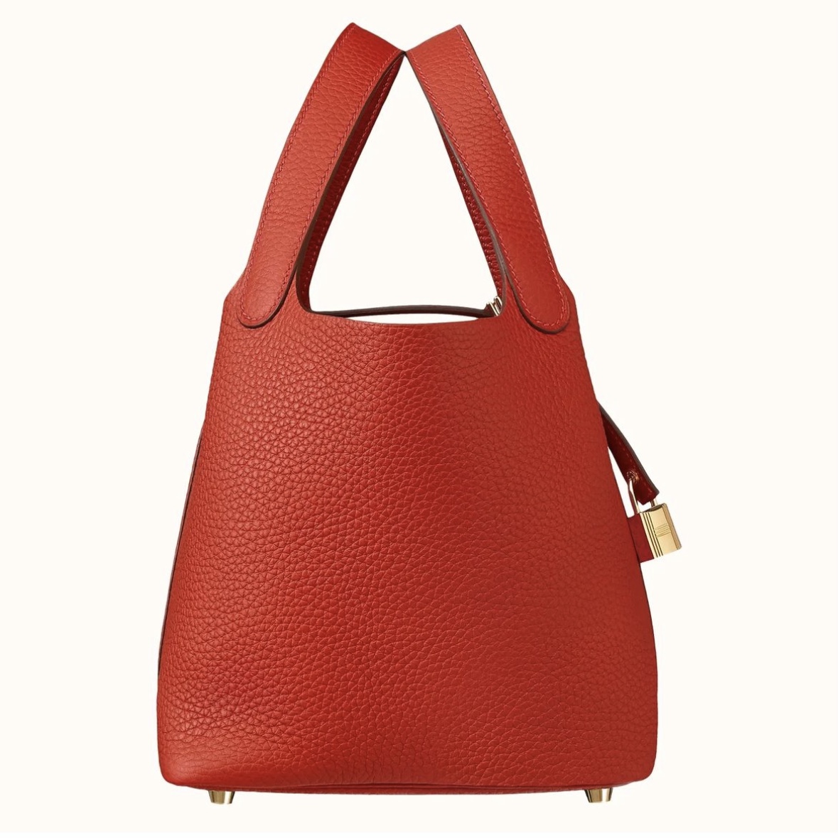 2022 Hermès Picotin Lock 18 bag CCS5 Rouge Tomate Clemence