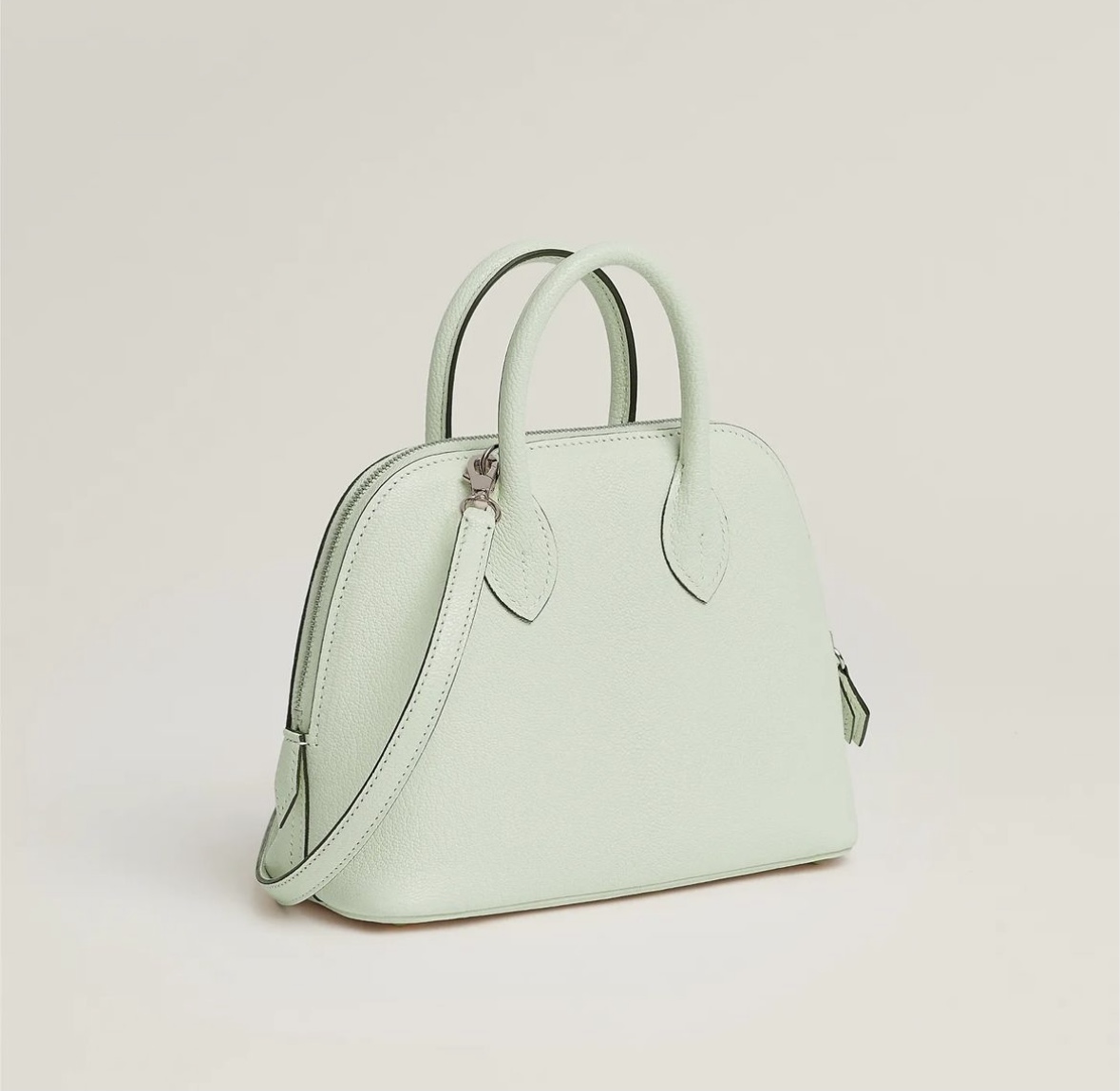 愛馬仕 保齡球包價格 Hermès Bolide 1923 mini CK0S Vert Fizz Mysore