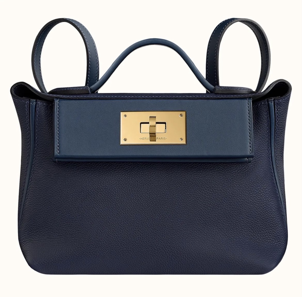 Hermès 24/24 21 Bleu Nuit / Bleu Navy Evercolor/Swift