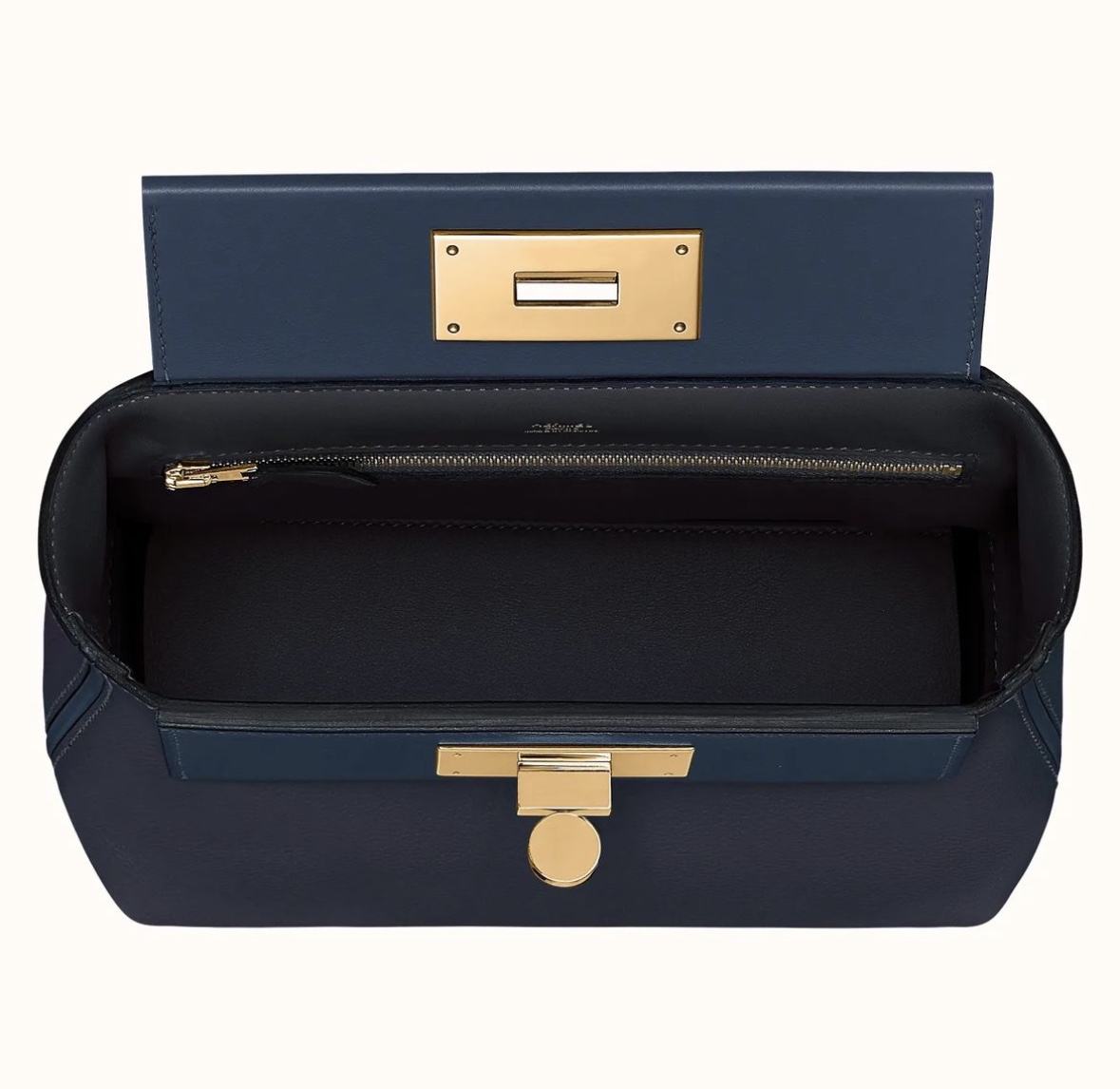 Hermès 24/24 21 Bleu Nuit / Bleu Navy Evercolor/Swift