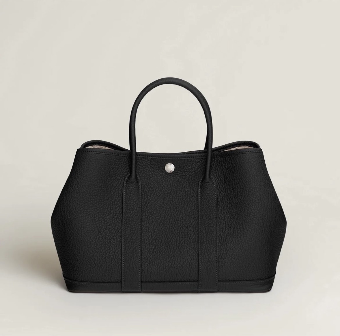 愛馬仕花園包30專櫃價格 Hermès Garden Party 30 bag Noir Negonda