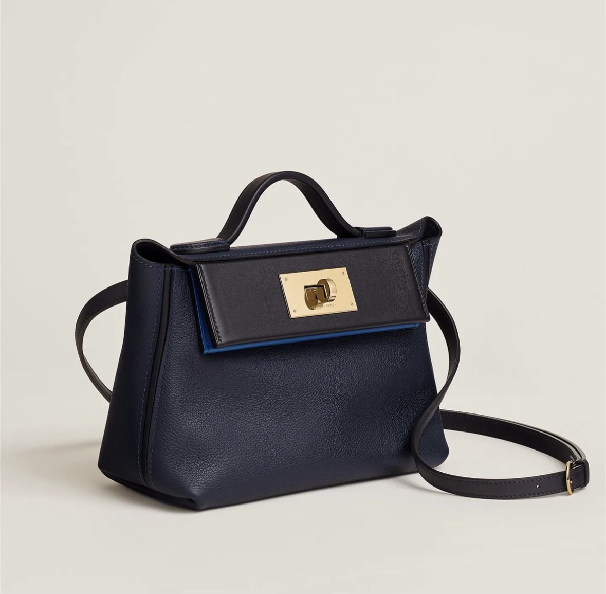 愛馬仕迷你2424價格 Hermes 24/24 21 Bleu Nuit/Caban/Noir/Bleu De France