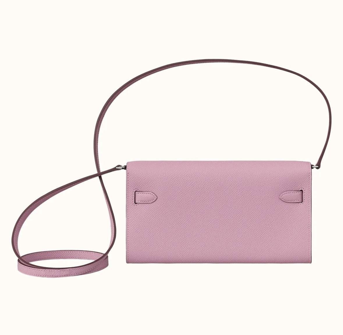 愛馬仕Kelly To go錢包 Hermès Kelly Classique To Go wallet Mauve Sylvestre Epsom