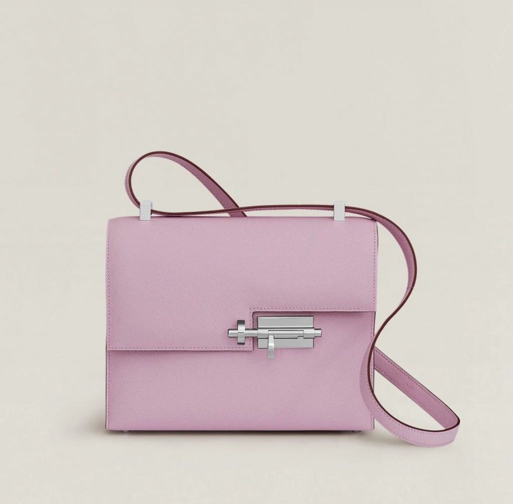 qatar airport hermes Hermès Verrou 21 Bag Mauve Sylvestre EpsomHermès