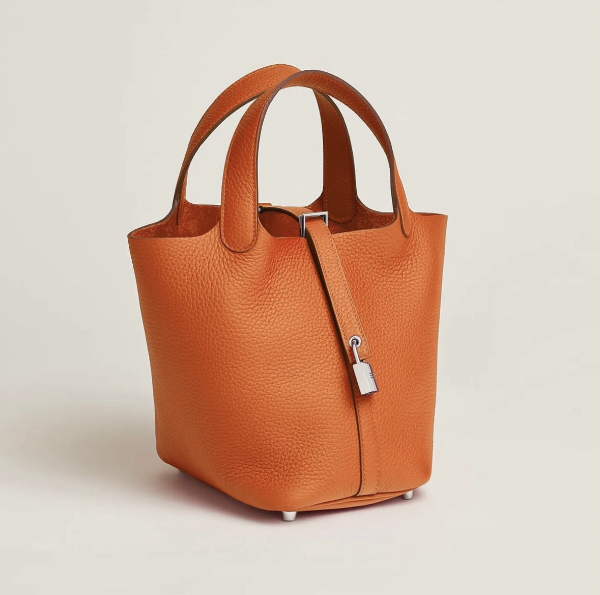 臺灣愛馬仕菜籃子18和22價格 Hermès Picotin Lock 18 Orange Clemence