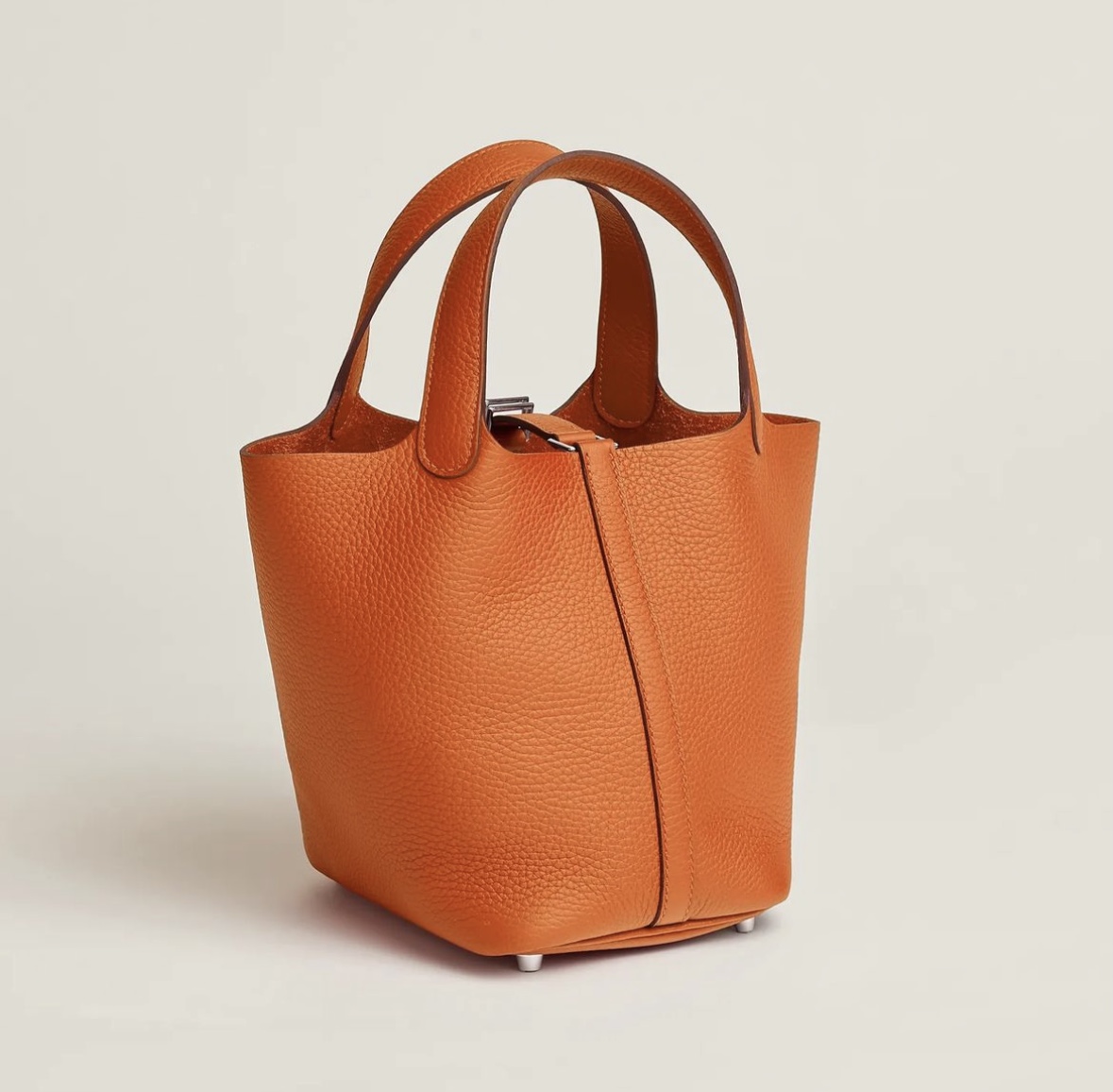 臺灣愛馬仕菜籃子18和22價格 Hermès Picotin Lock 18 Orange Clemence