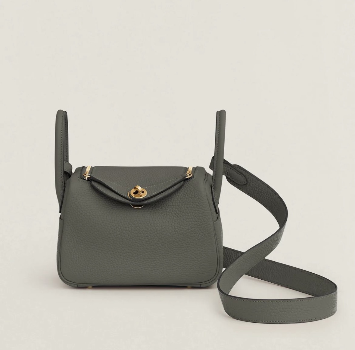 愛馬仕迷你琳迪包價格是多少 Hermès Lindy mini CC0L Gris Meyer Clemence