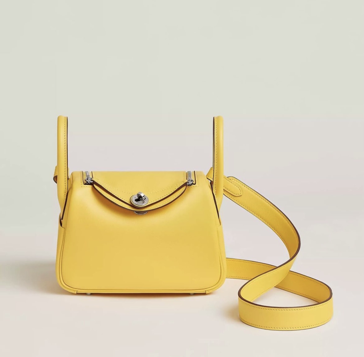 愛馬仕迷你琳迪包價格是多少 Hermès Lindy mini bag Jaune De Naples Swift