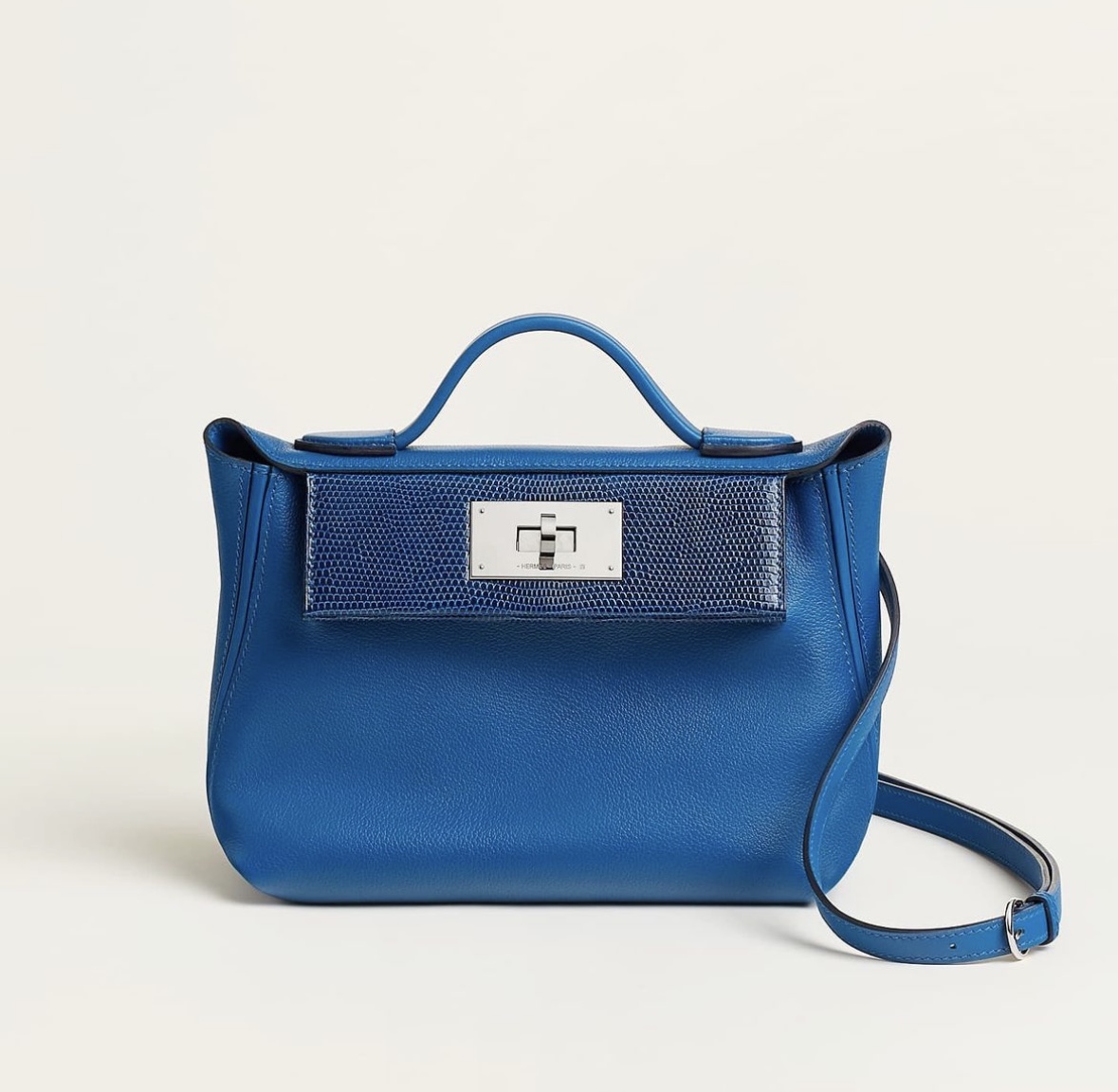 Hermès 24/24 21 touch Bleu France / Bleu Saphir / Bleu France Evercolor