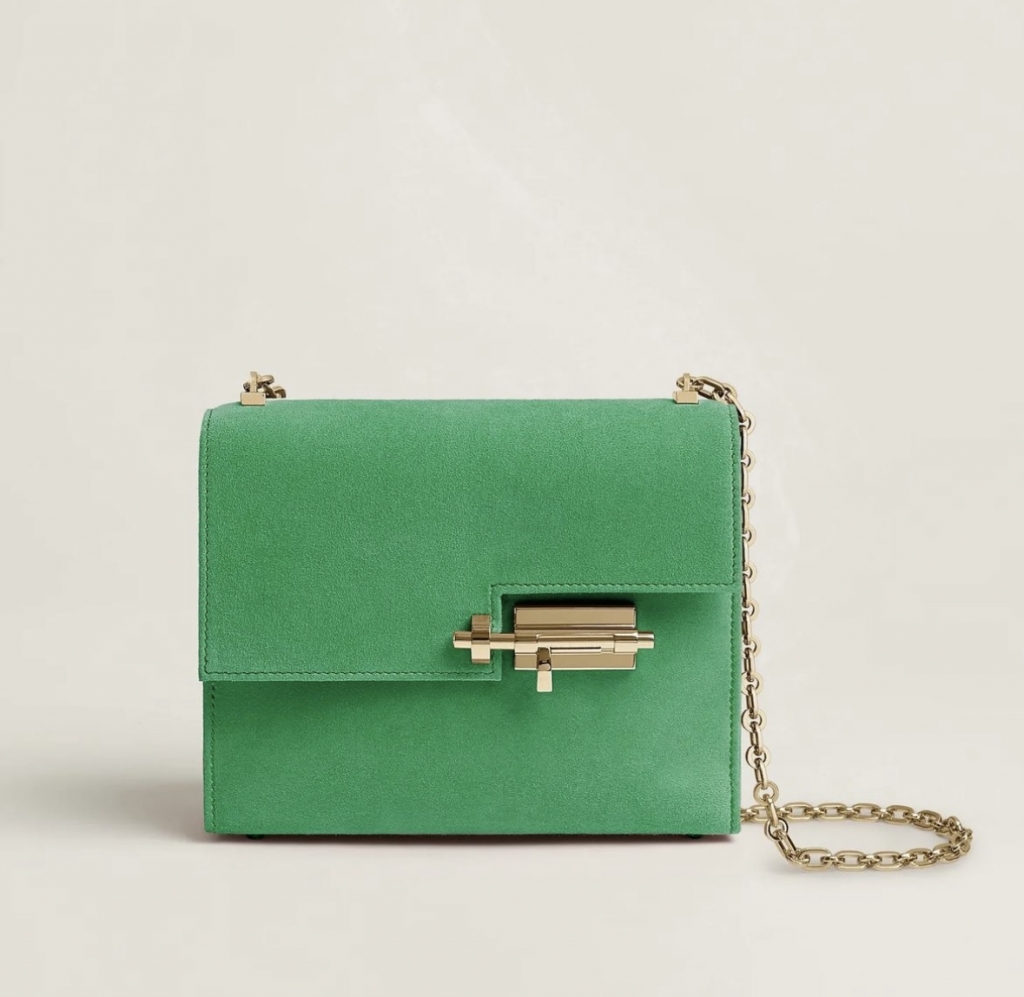 2022 Australia Hermès Verrou Chaîne mini Bag Cactus DoblisHermès