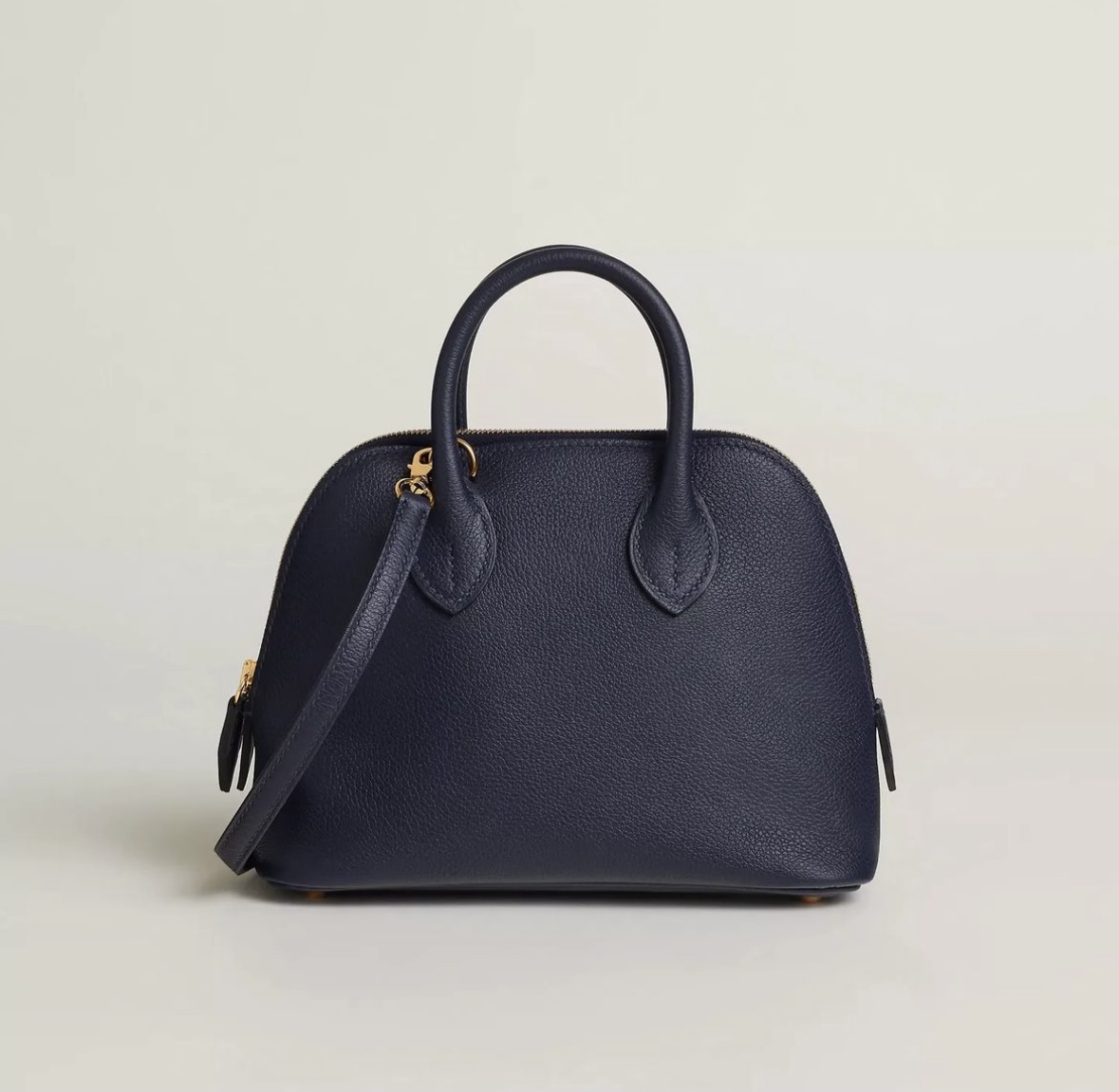 愛馬仕新加坡官方旗艦店 Hermès Bolide 1923 mini bag CC2Z Bleu Nuit Evercolor